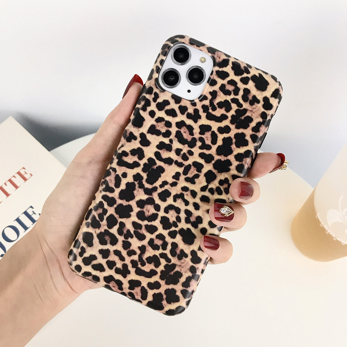 Lovebay Luxury Leopard Print Phone Case For iPhone 7 Soft IMD Silicone Cover For iPhone 11 12 13 14 Pro XS Max XR X 6 6S 8 Plus