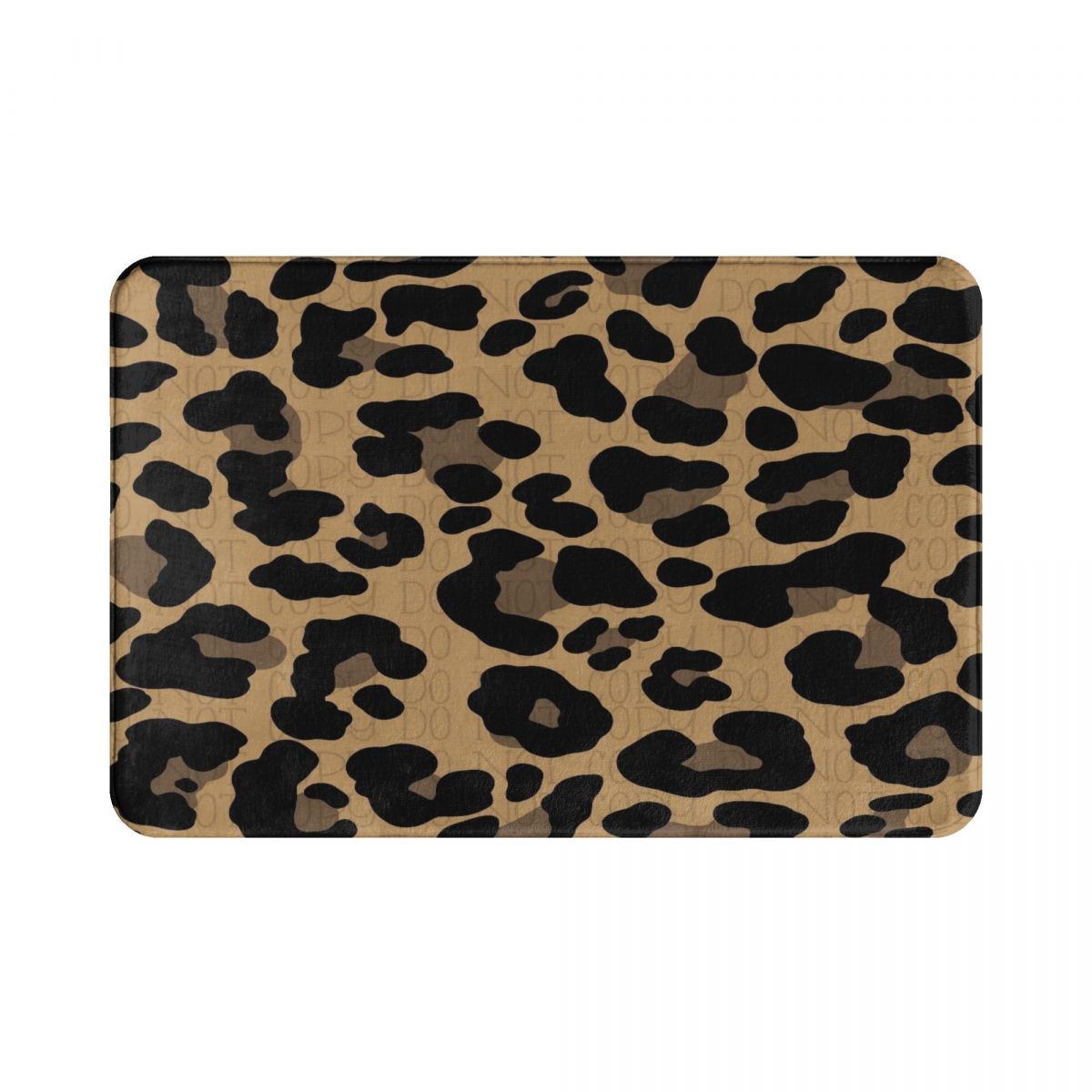 Leopard Doormat Bathroom Printed Polyeste Mat Kitchen Home Hallway Skin Fur Decoration Floor Rug Door Mat Bath Mat